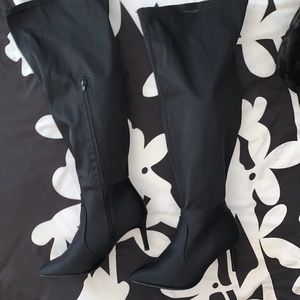Fashion to Figure sized 9 over knee wide width boots. New without tags.